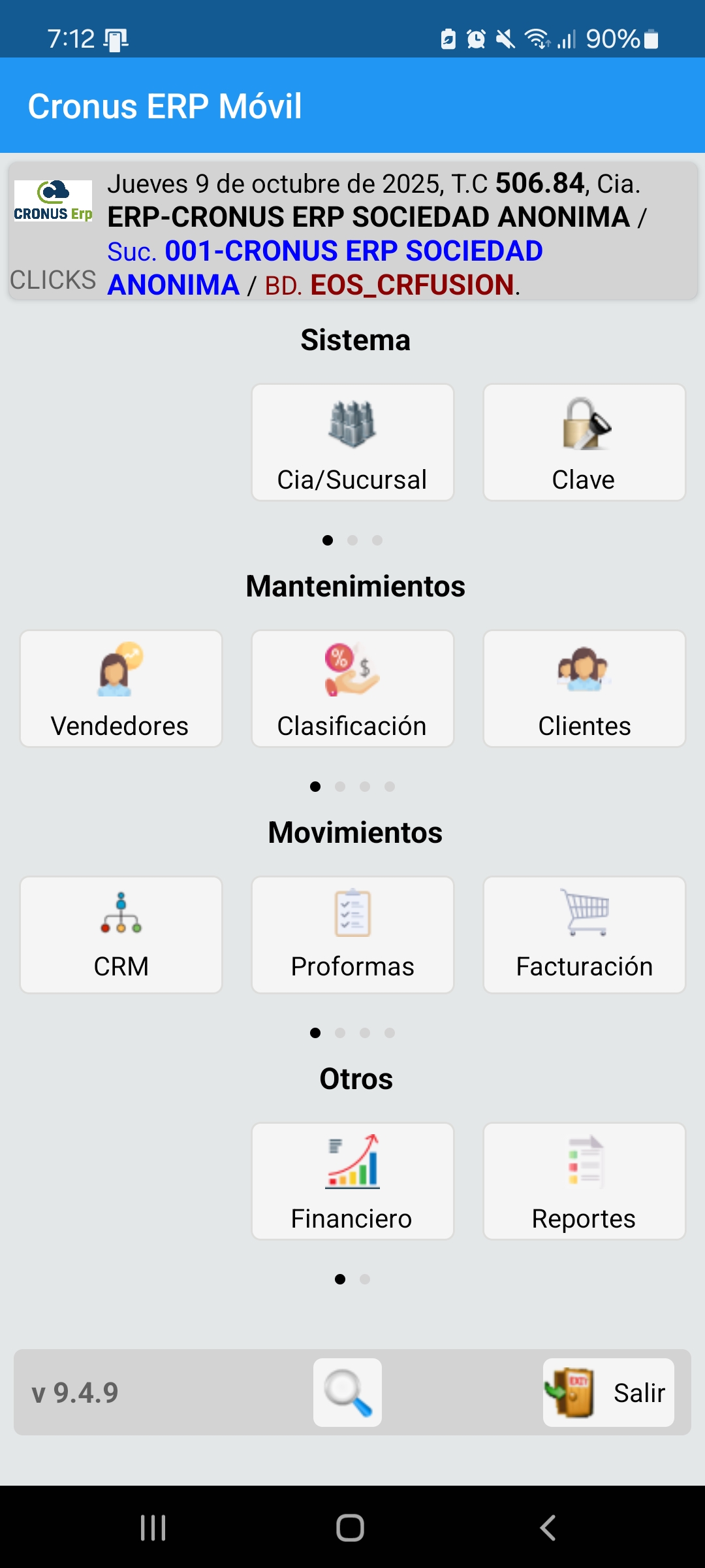 Ubicaciones por bodega