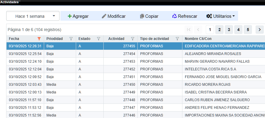 Comisiones y descuentos