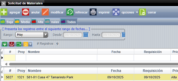 Cuentas por pagar por actividad